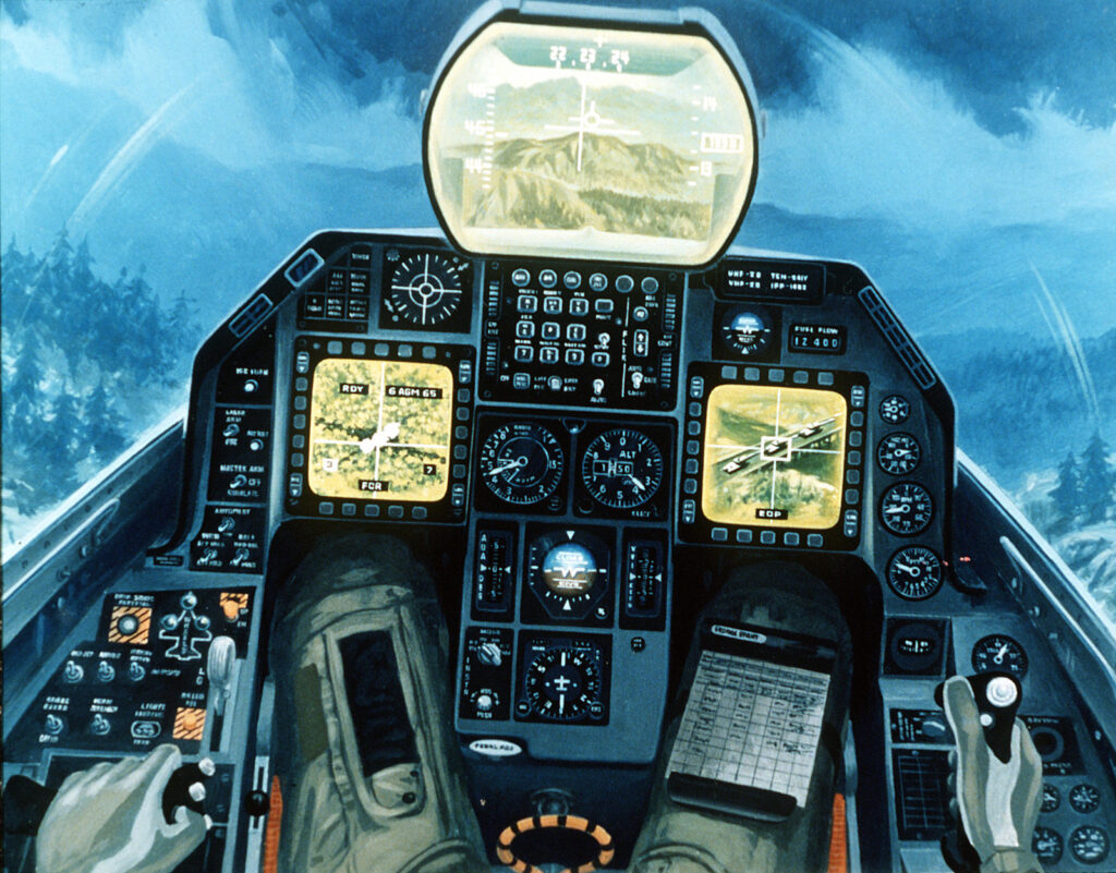 F16 cockpit